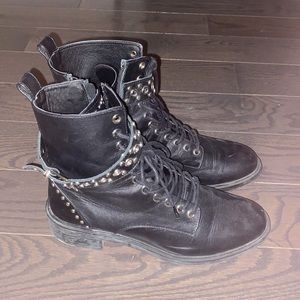 Gently worn Zara combat boots.